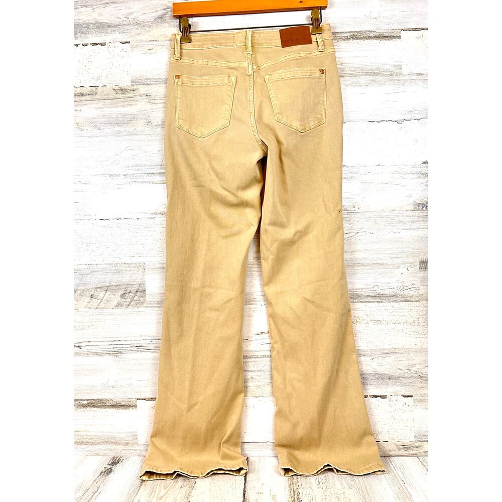 Judy Blue Womens 28 Tan Wide Leg Denim Jeans Casual Luxe Pants - Picture 2 of 6
